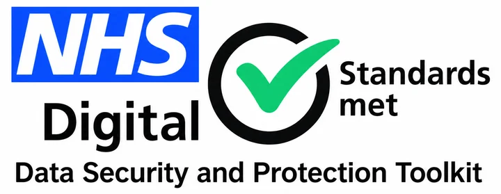 NHS Data Security and Protection Toolkit — standards met (2025–26) for Saha Care